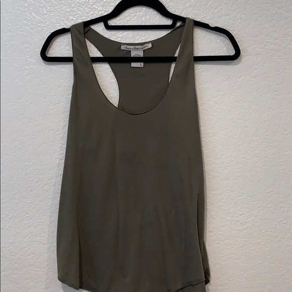 Green racer back tank - Picture 1 of 1